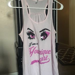 Younique Makeup Brand Racerback Tank